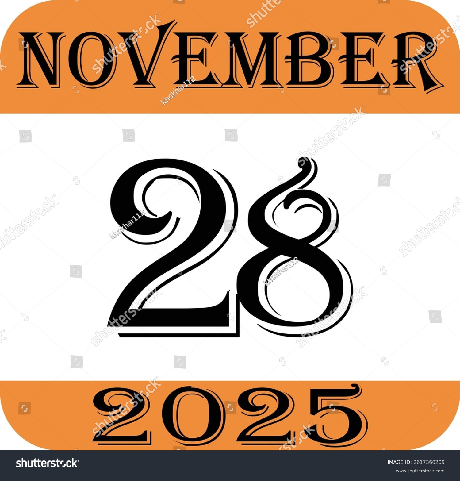 November Calendar 2025 Iconsimple Design Business Stock Vector throughout November 23rd 2025 Calendar