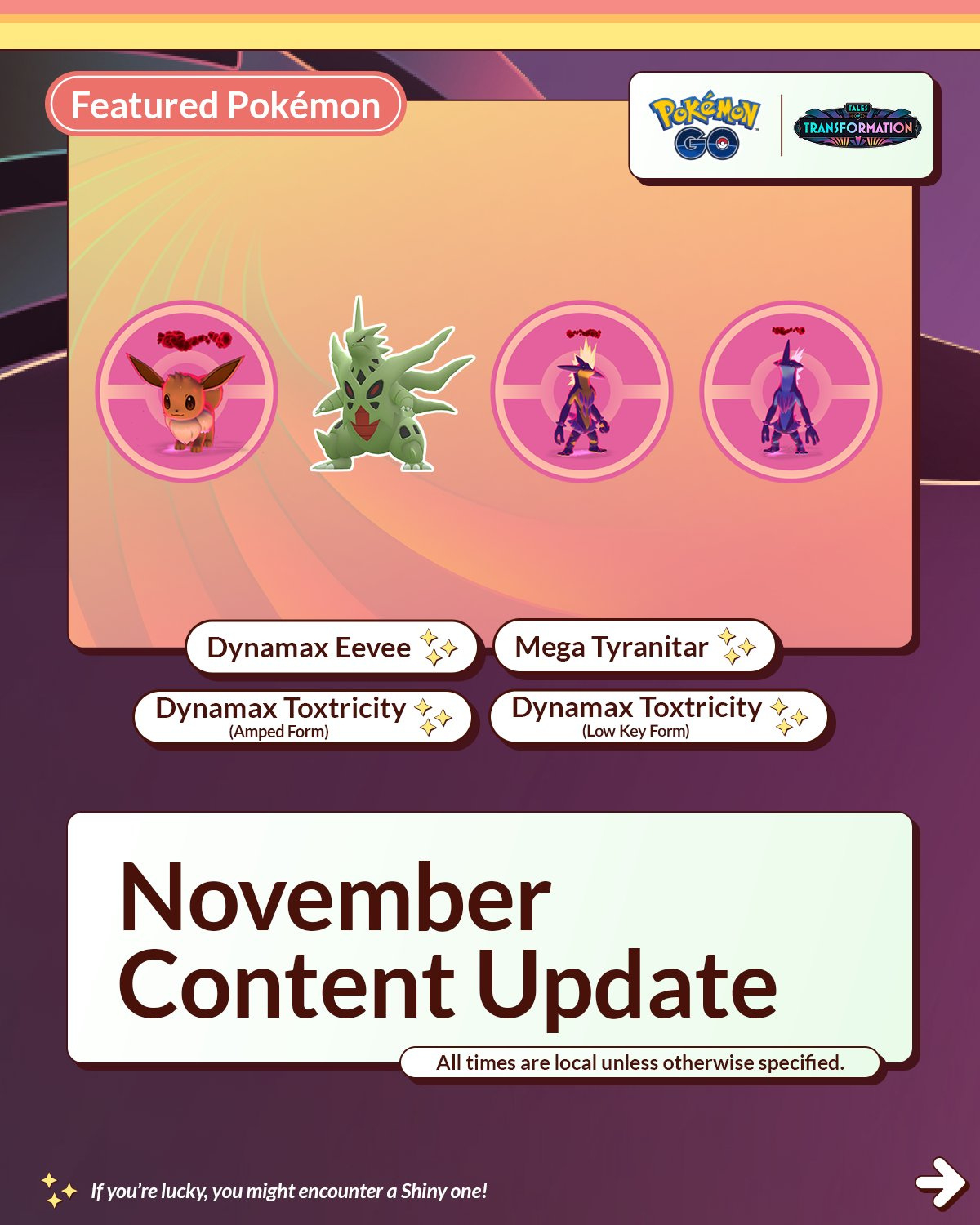 Pokémon Go November 2025 Events | Pokémon Go Hub in November 2025 Calendar Pokemon Go