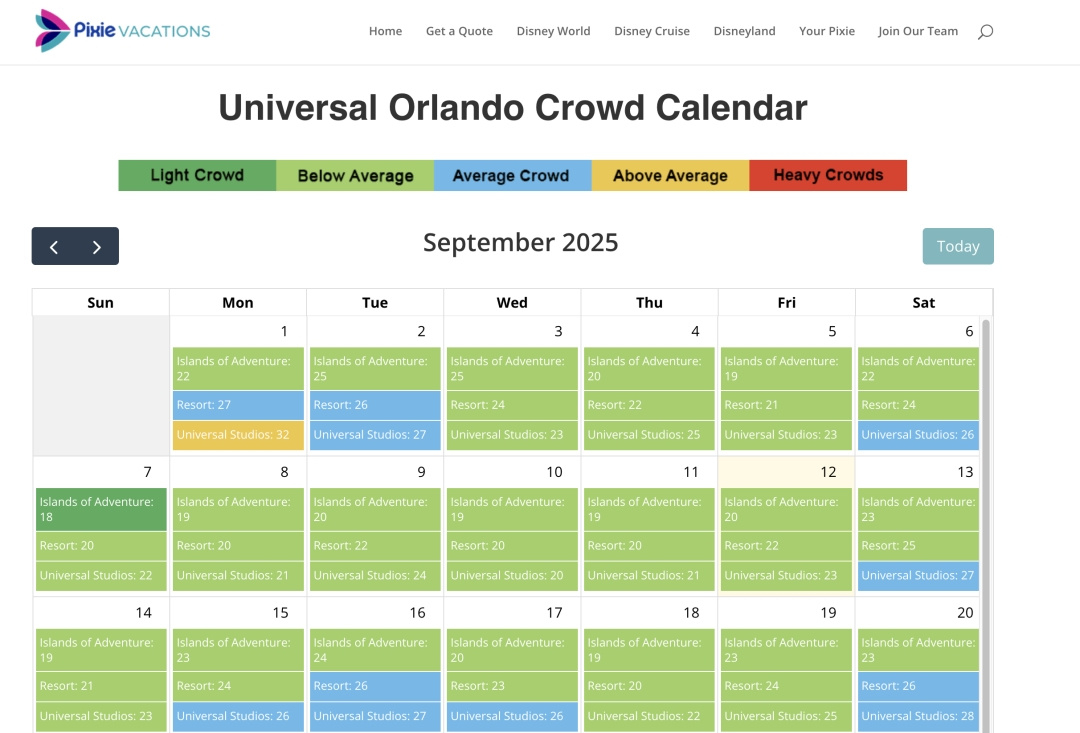 Revolutionary Universal Orlando Crowd Calendar Reveals Best Days within Universal Orlando Crowd Calendar November 2025