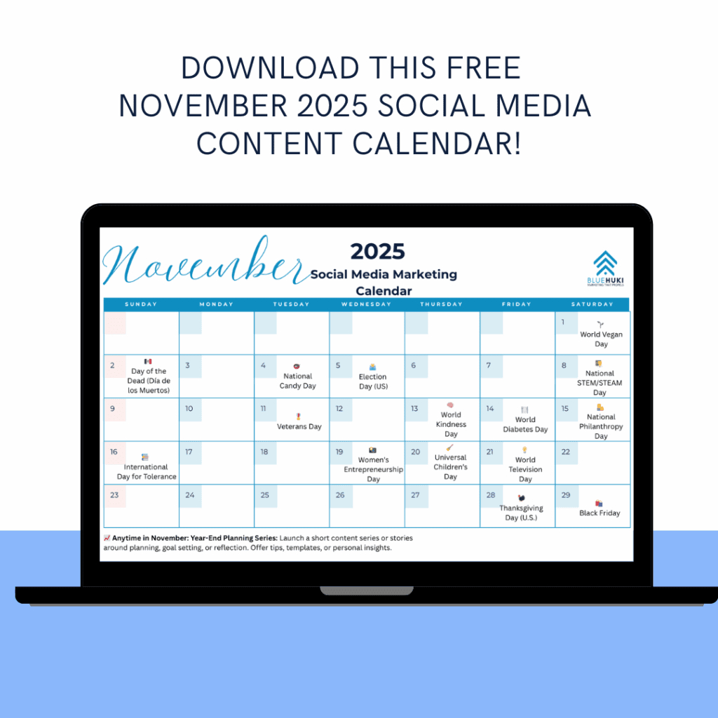 Rooted In Gratitude: November 2025 Social Media Calendar within November Social Media Calendar 2025