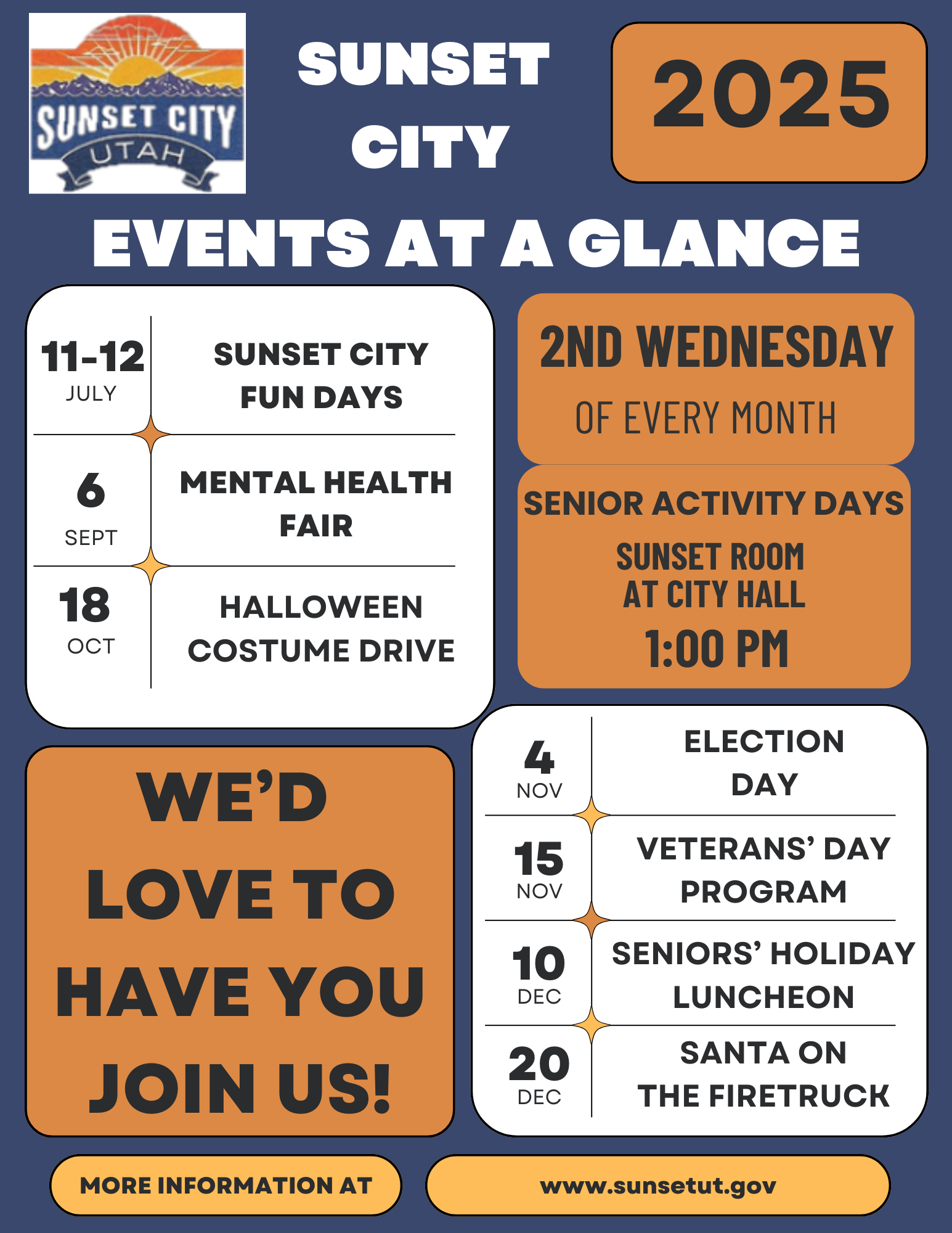 Sunset City – Proud To Be Sunset within Utah Events Calendar 2025 November
