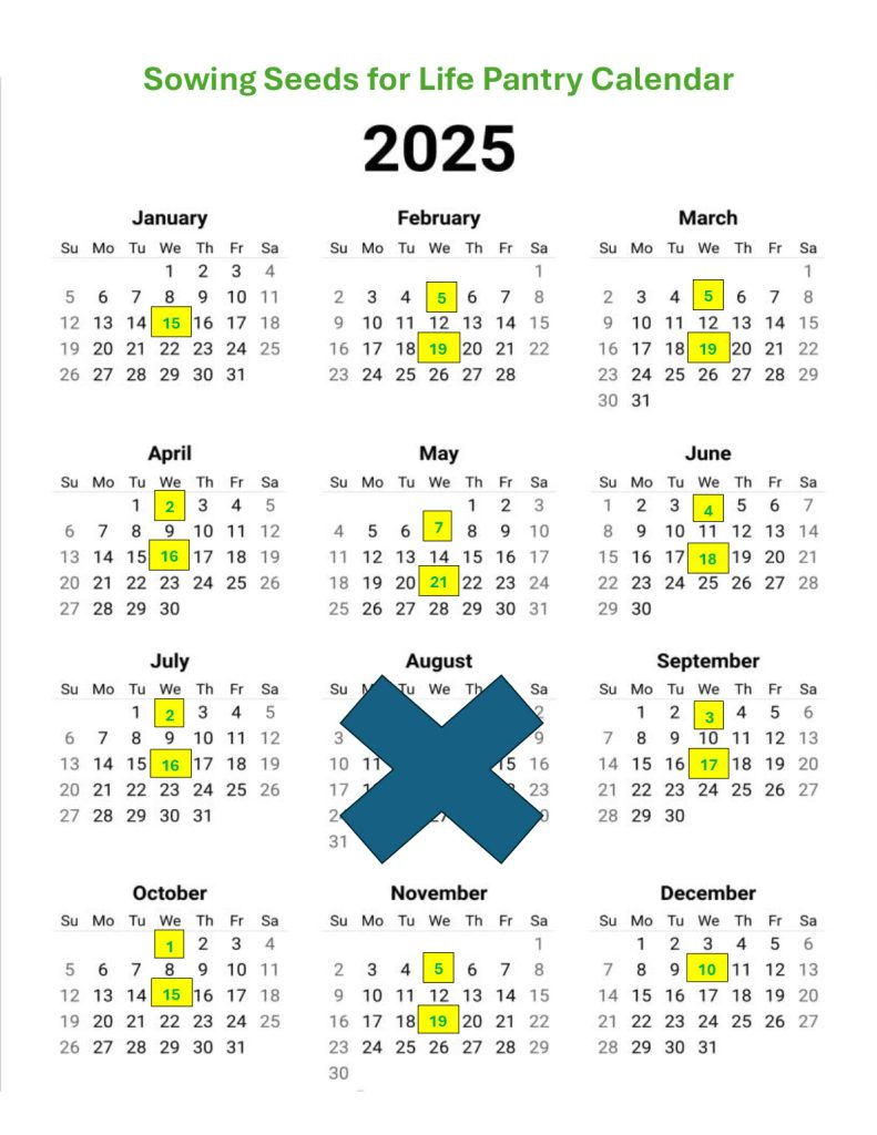 Visit The Foodbank - Sowing Seeds For Life for Food Bank Calendar November 2025