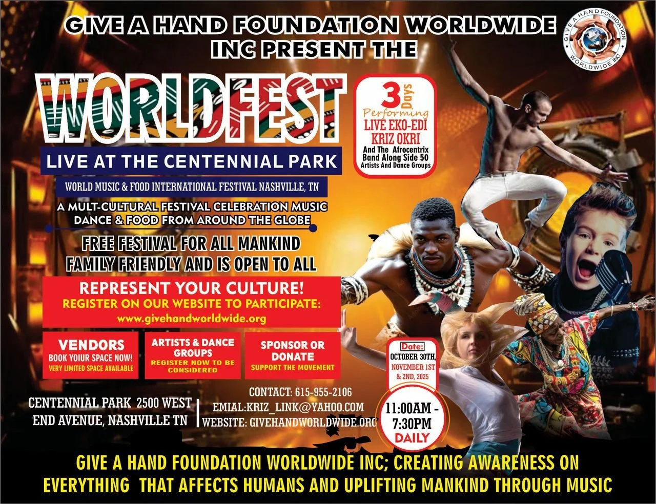 Worldfest | Centennial Park Conservancy with Nashville Calendar of Events November 2025