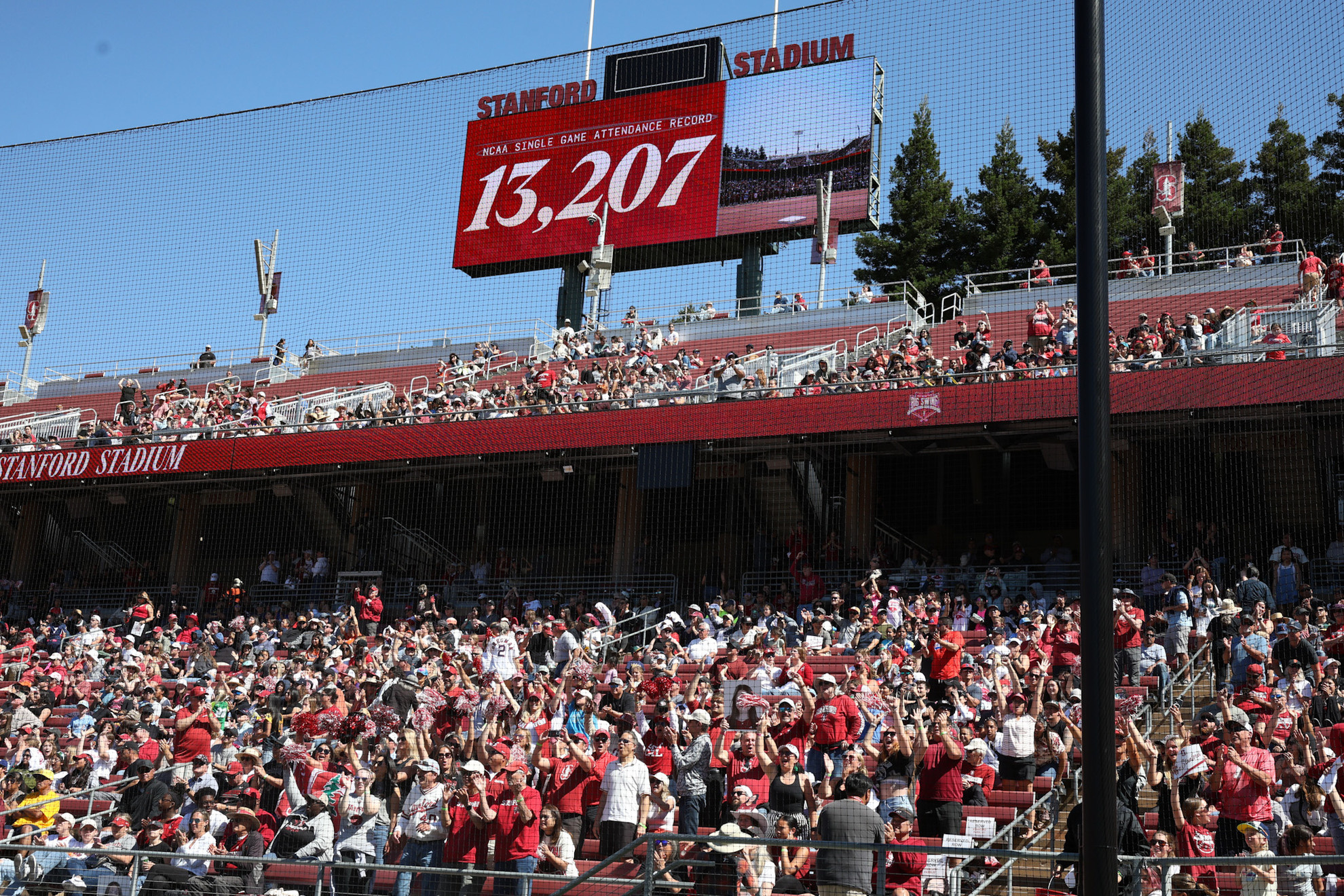 13,207 Fill Stanford Stadium To Break Ncaa Softball Record for Stanford Football Attendance 2026