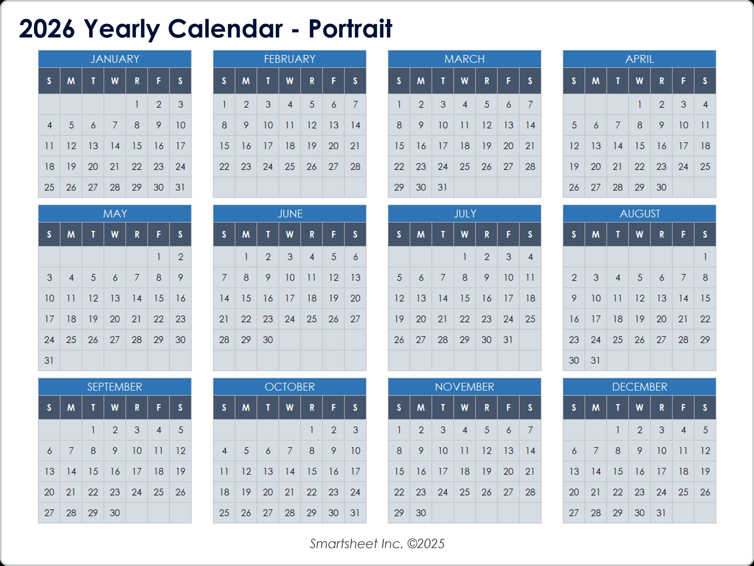 19 Free Google Calendar Templates For 2026 in Google Calendar 2026 Printable