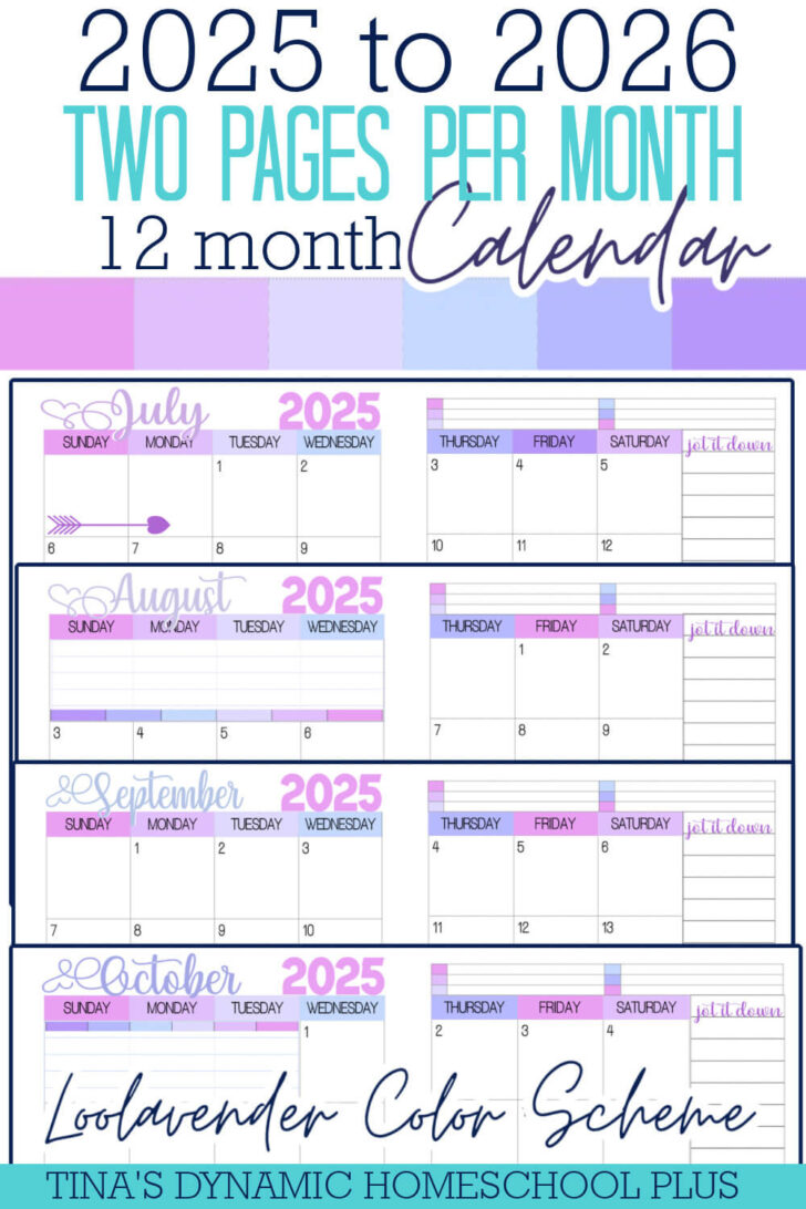 2026 Calendar Printable 2 Months Per Page 2026 Calendar Printable 2 Months Per Page