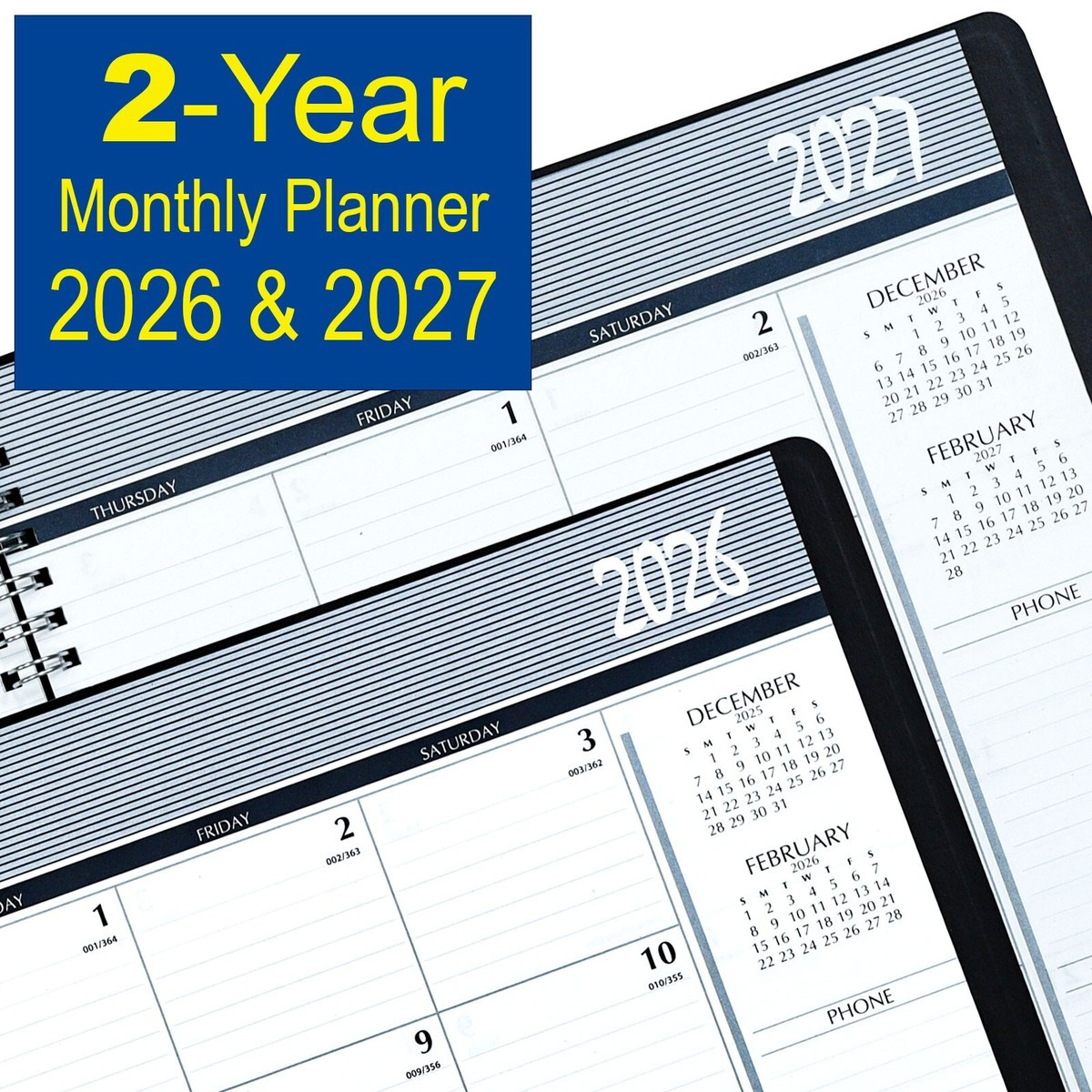 2026 & 2027 House Of Doolittle 2620-02 Hod262002 2-Year Monthly within Ppe Employee Attendance Calendar 2026