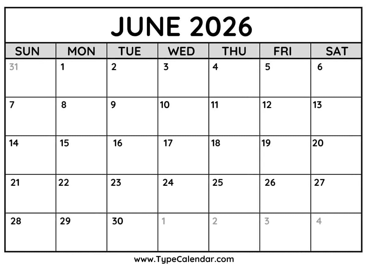 2026 Calendar - Free Printable Calendar With Holidays intended for 2026 Printable Keyboard Calendar