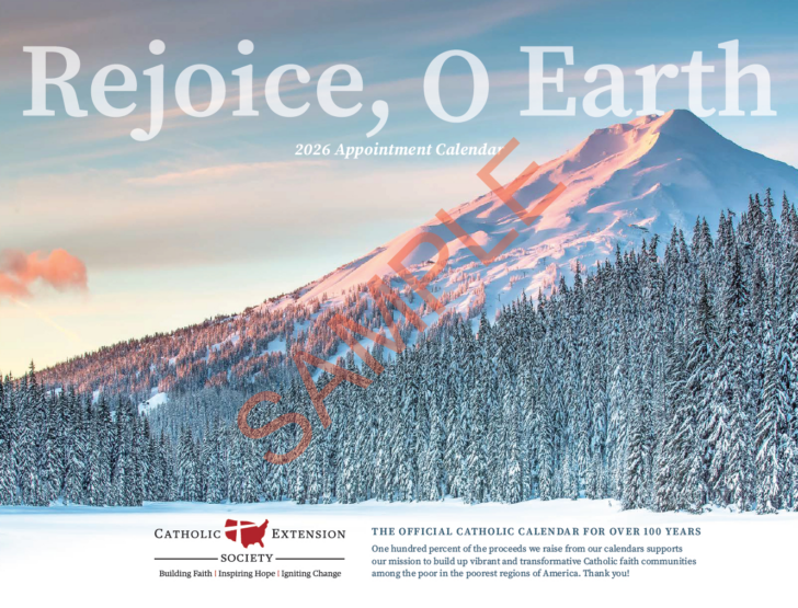 Catholic Extension Calendar 2026