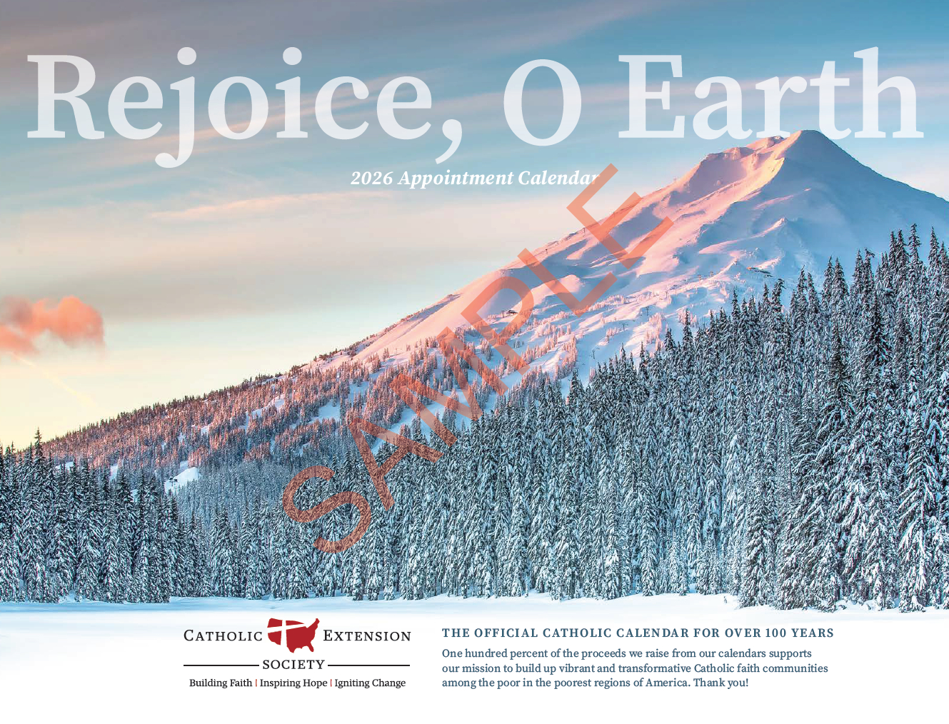 2026 Catholic Calendar - Catholic Extension Society regarding Catholic Extension Calendar 2026