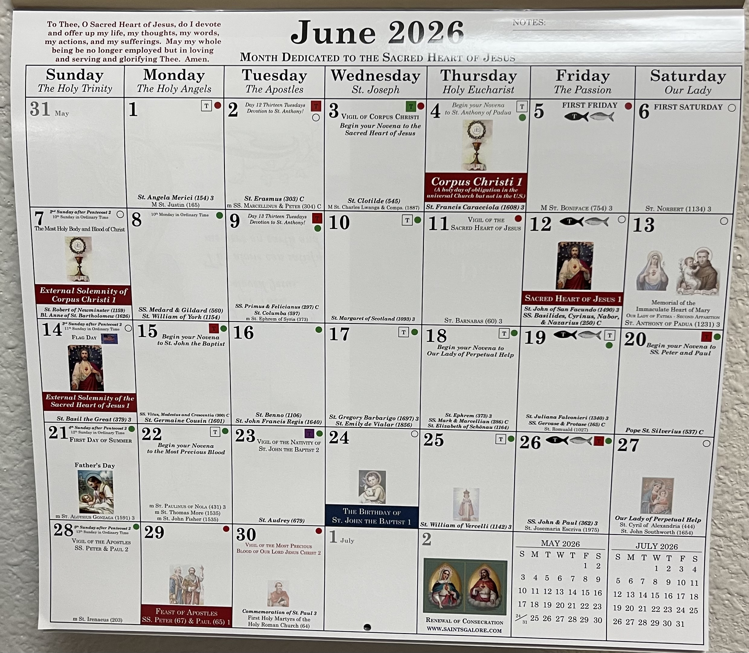 2026 Catholic Calendar | Stella Maris Bookstore with Catholic Planning Calendar 2026