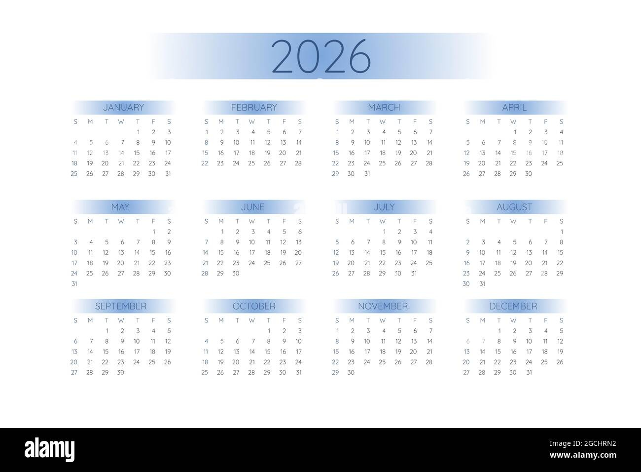 2026 Pocket Calendar Template In Strict Minimalistic Style With throughout Pocket Calendar 2026 Printable