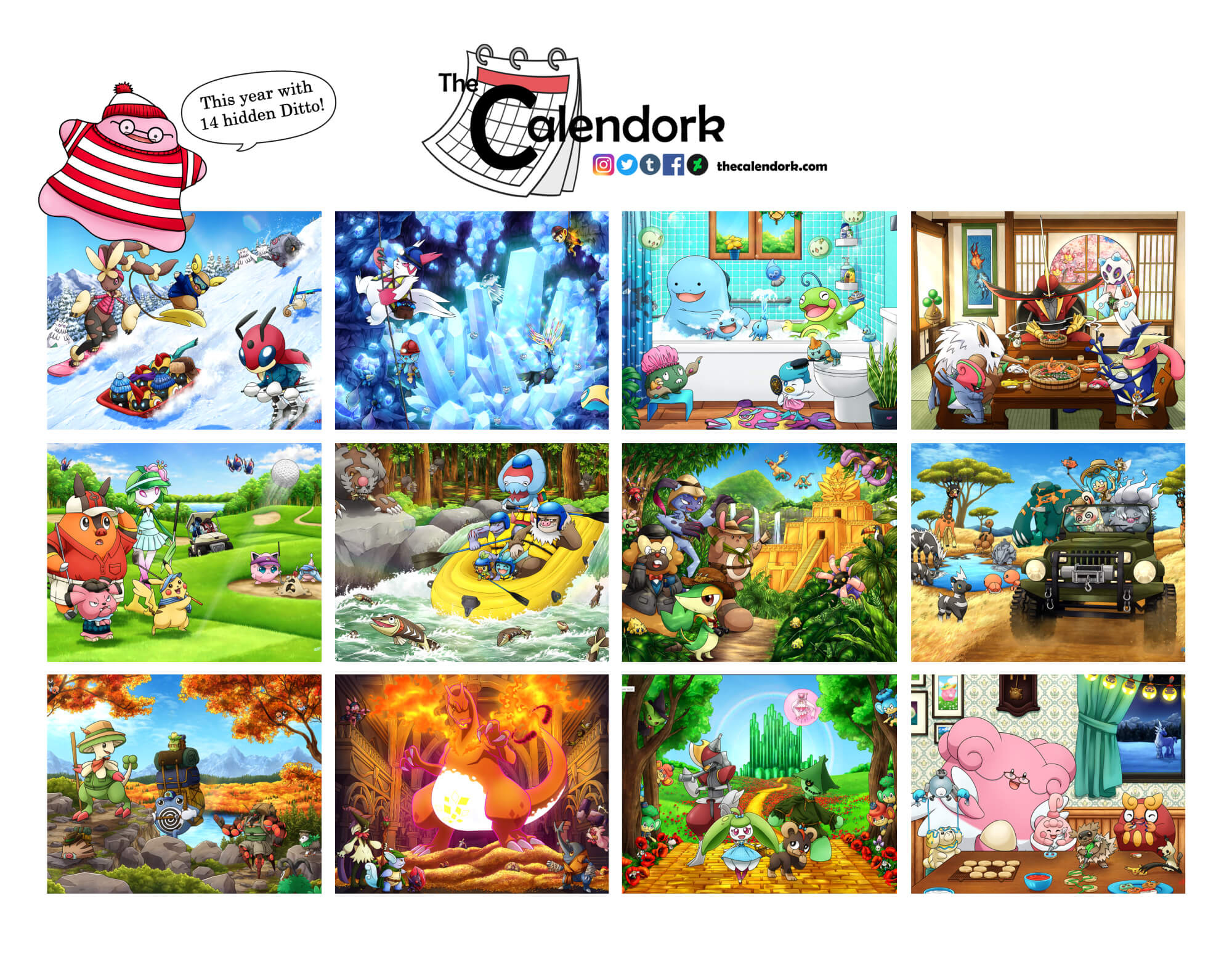 2026 Pokemon Wall Calendar – The Calendork regarding 2026 Pokemon Wall Calendar