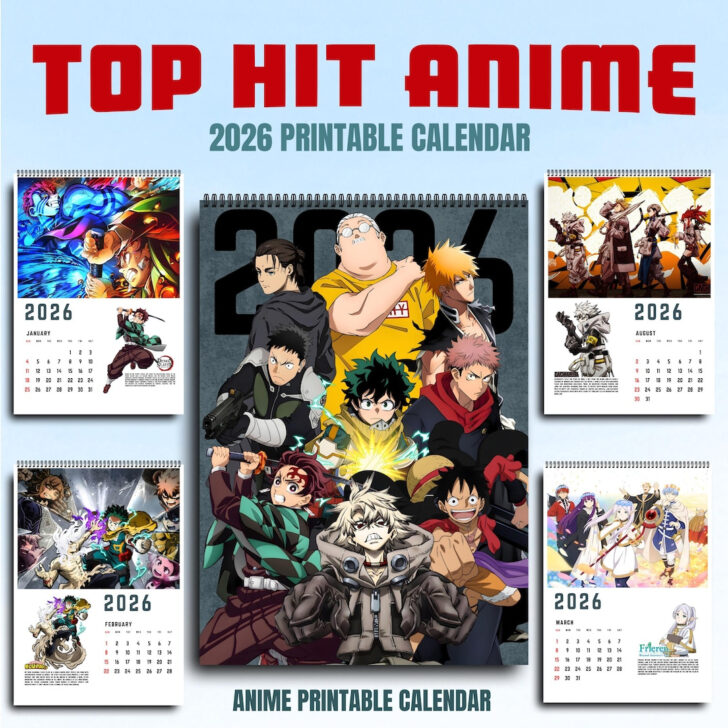 Anime Calendar 2026 Schedule