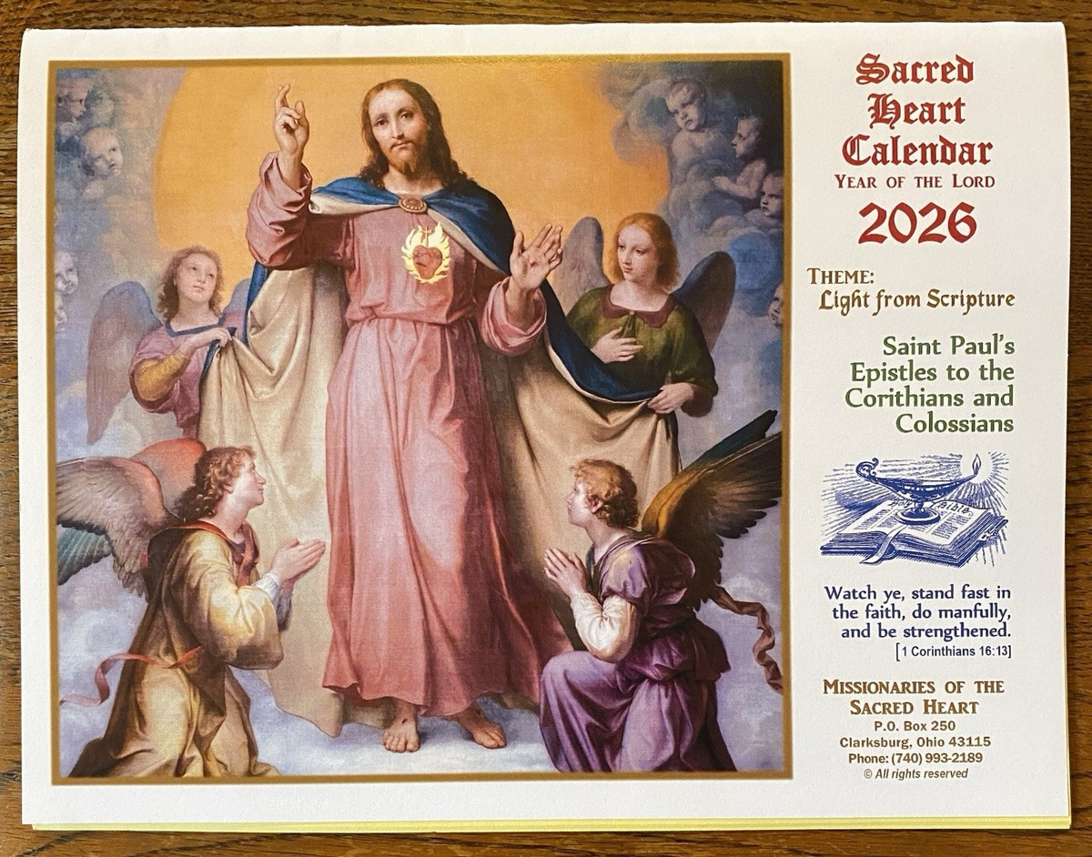 2026 ** Traditional Catholic Calendar | Ebay regarding Traditional Catholic Calendar 2026