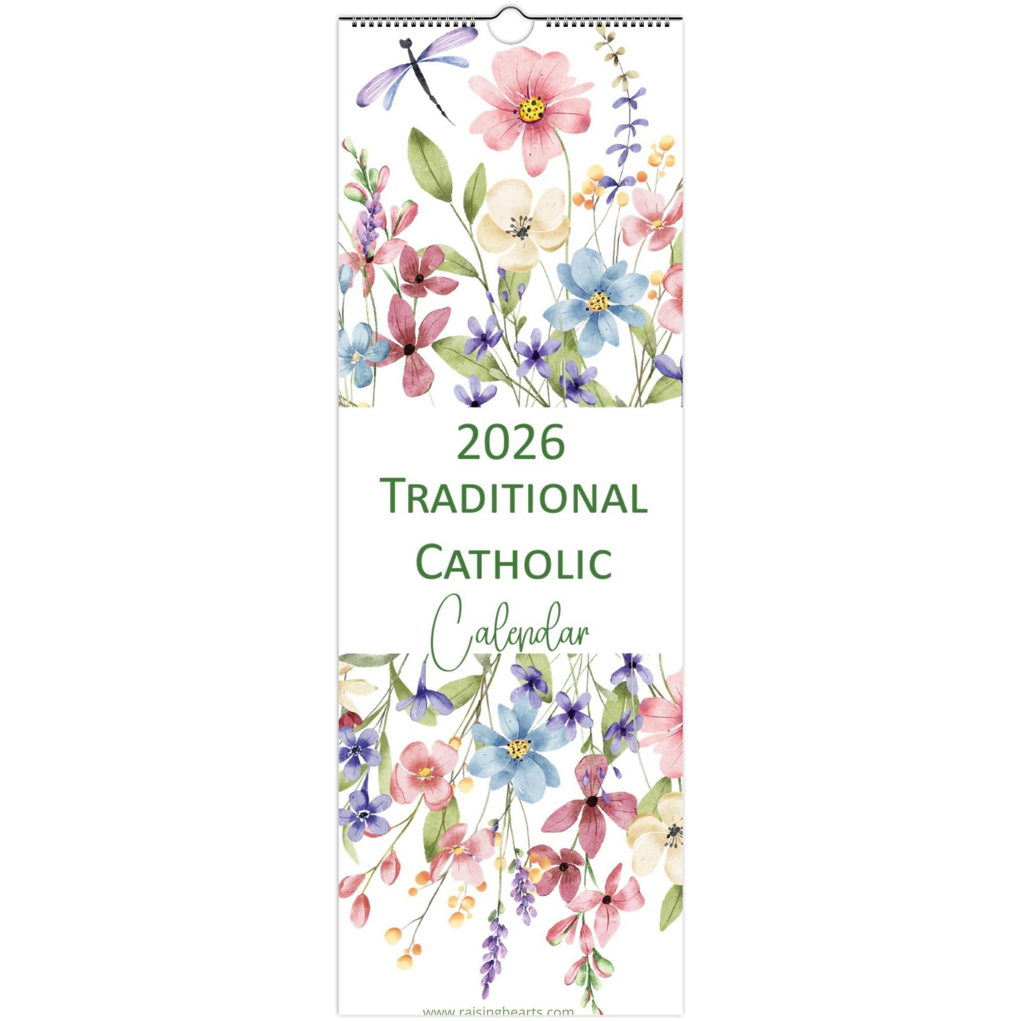 2026 Traditional Latin Mass Catholic Calendar: 5.5X16.5 Full-Color with Traditional Latin Mass Catholic Calendar 2026