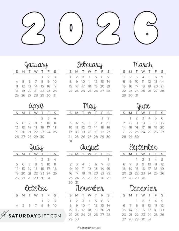 Free Download 2026 Calendar Printable Free Download 2026 Calendar Printable