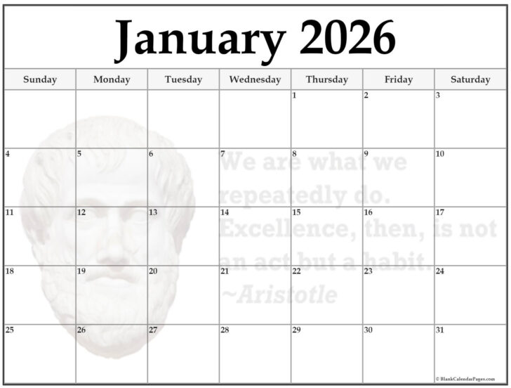 2026 Calendar Printable with Lines