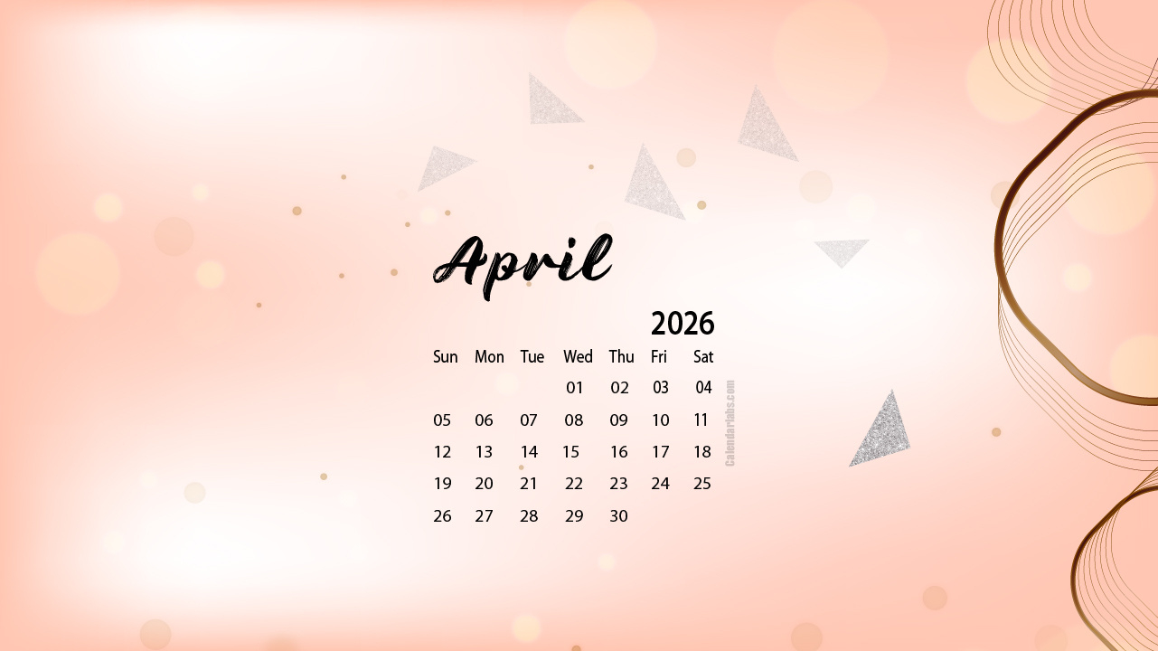 April 2026 Desktop Wallpaper Calendar - Calendarlabs inside Calendar Labs 2026 Printable Calendar