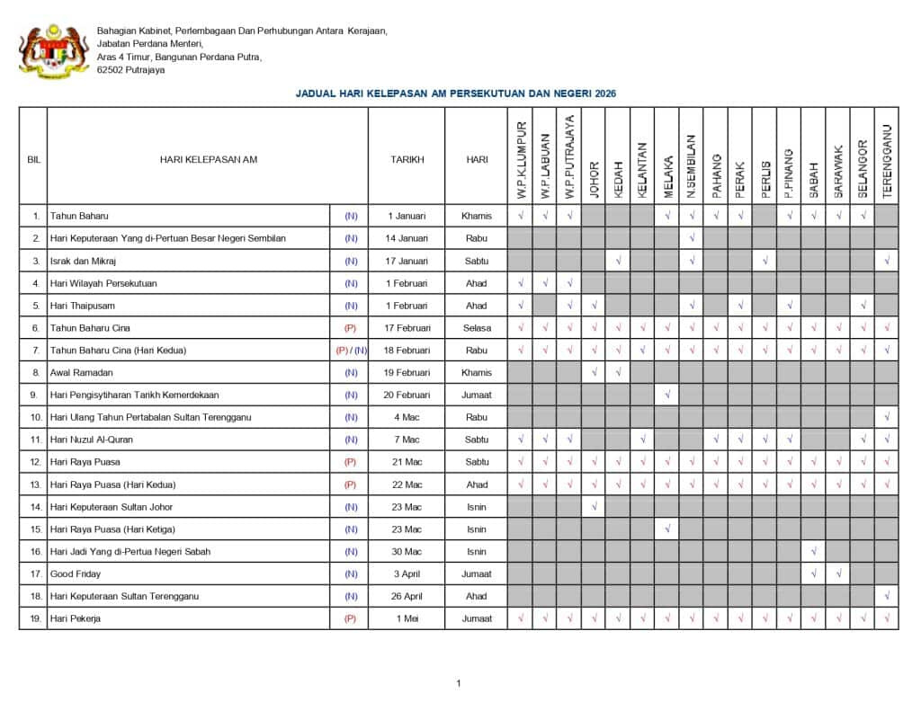 Chinese New Year 2026 : Malaysia School Holiday &amp;amp; Public Holiday intended for Chinese Calendar 2026 Malaysia