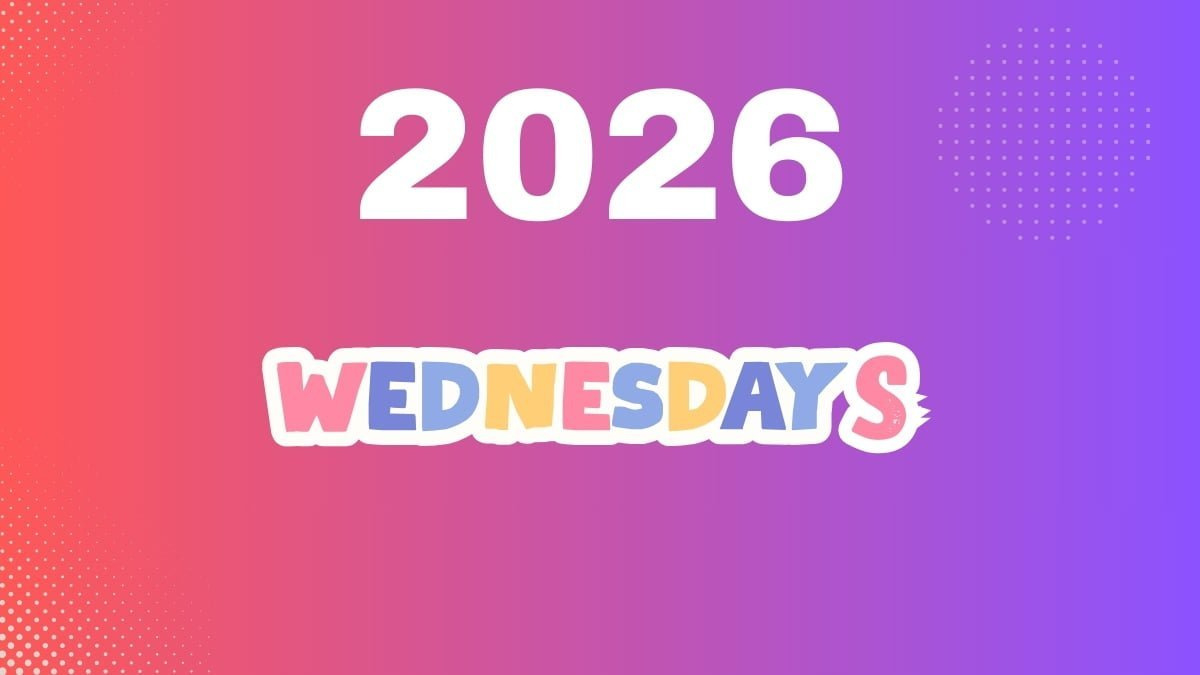 Complete List Of All Wednesdays In 2026 inside How Many Wednesdays Are There in 2026?