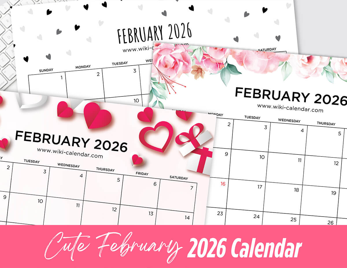February 2026 Calendar - Printable Templates &amp;amp; More for National Day Calendar February 2026