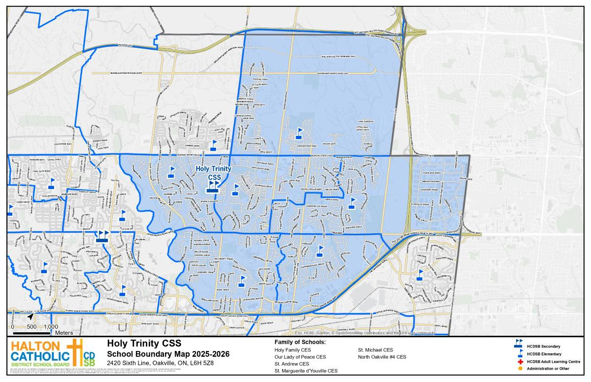 Holy Trinity Catholic Secondary School throughout Halton Catholic School Board Calendar 2026