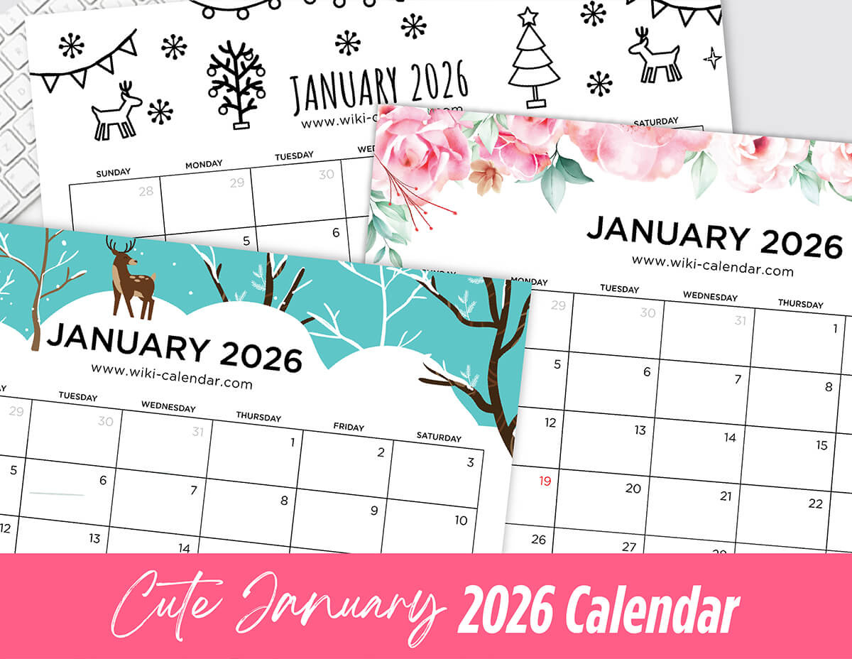 January 2026 Calendar - Printable Templates &amp;amp; More regarding Wiki 2026 Calendar Printable
