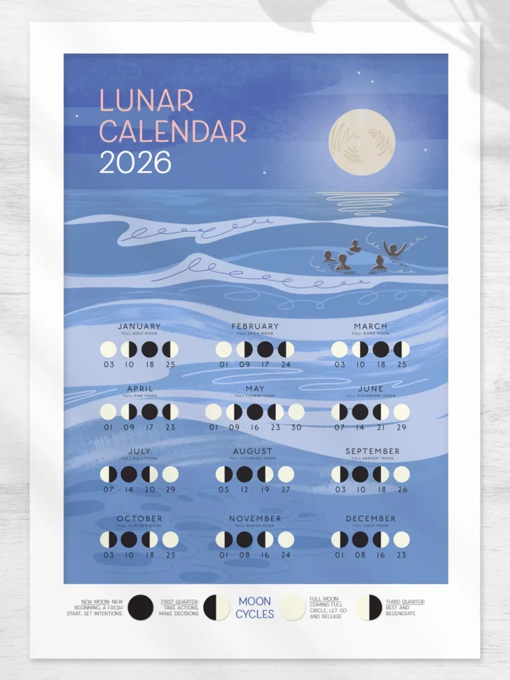 Full Moon Calendar 2026 UK Full Moon Calendar 2026 UK