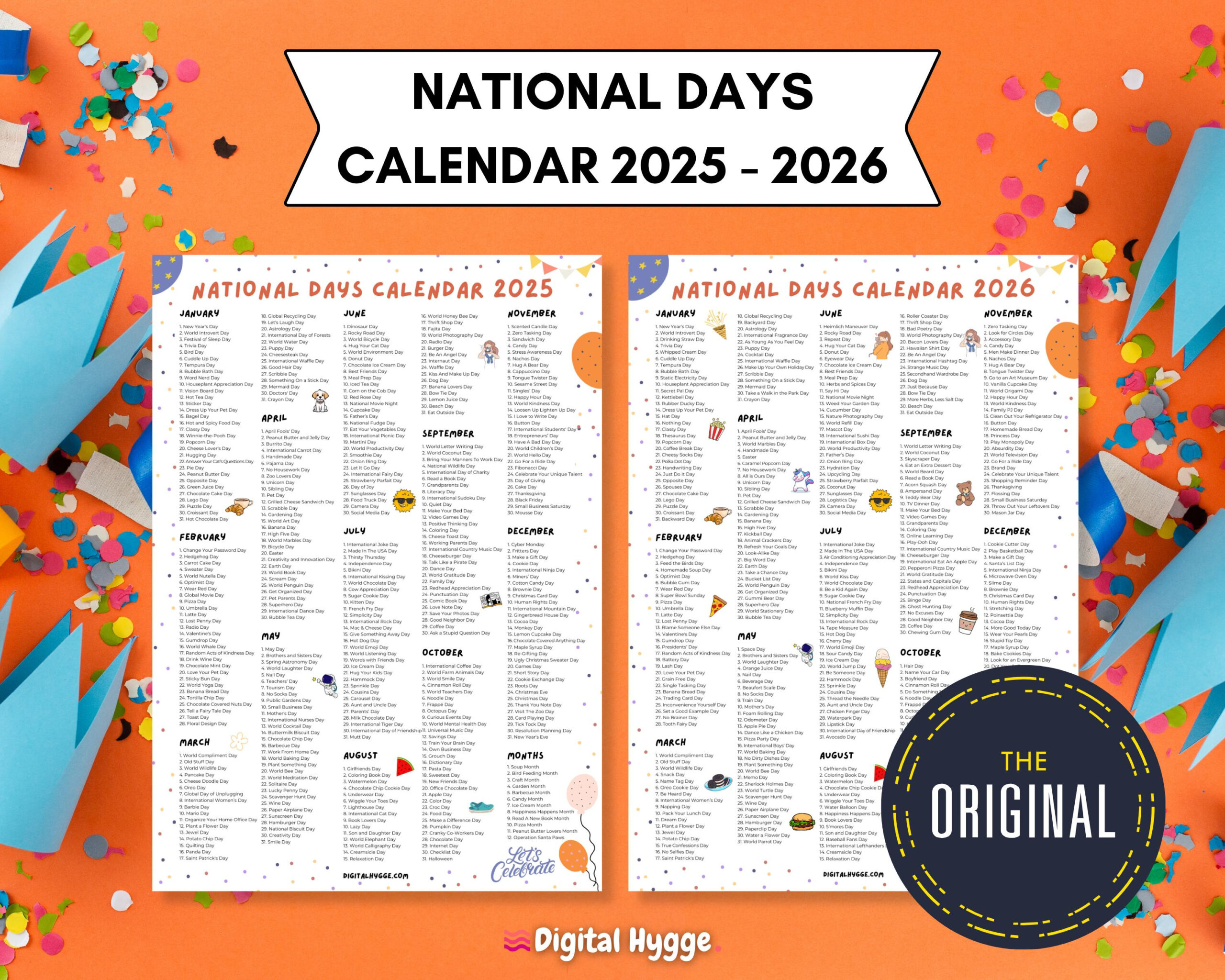 National Feiertage Kalender Printable | 2026 Feiertage Kalender inside National Day Calendar 2026