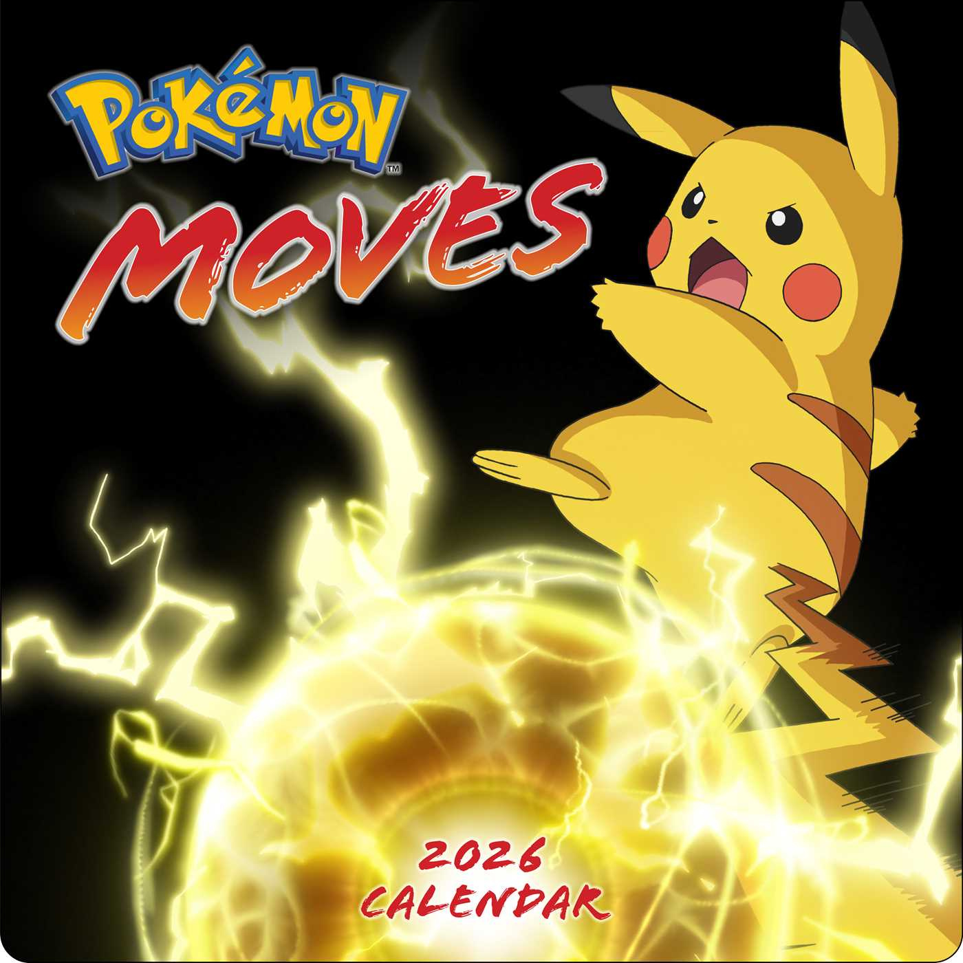 Pokémon Moves 2026 Wall Calendar - Book Summary & Video | Official inside Pokemon Calendar 2026 Release Date