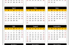 Printable Calendar 2026 One Page With Holidays (Single Page) 2026 within 2026 Yearly Calendar