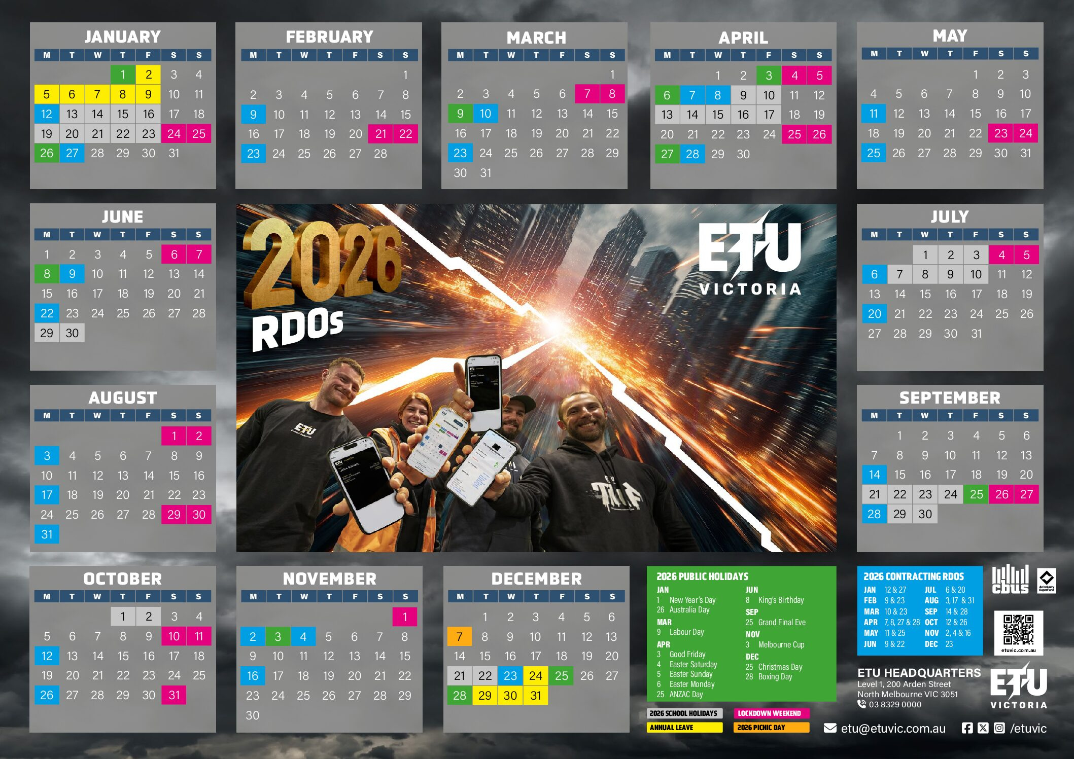 Rdo Calendar - Etu Victoria pertaining to Etu Calendar 2026 Printable