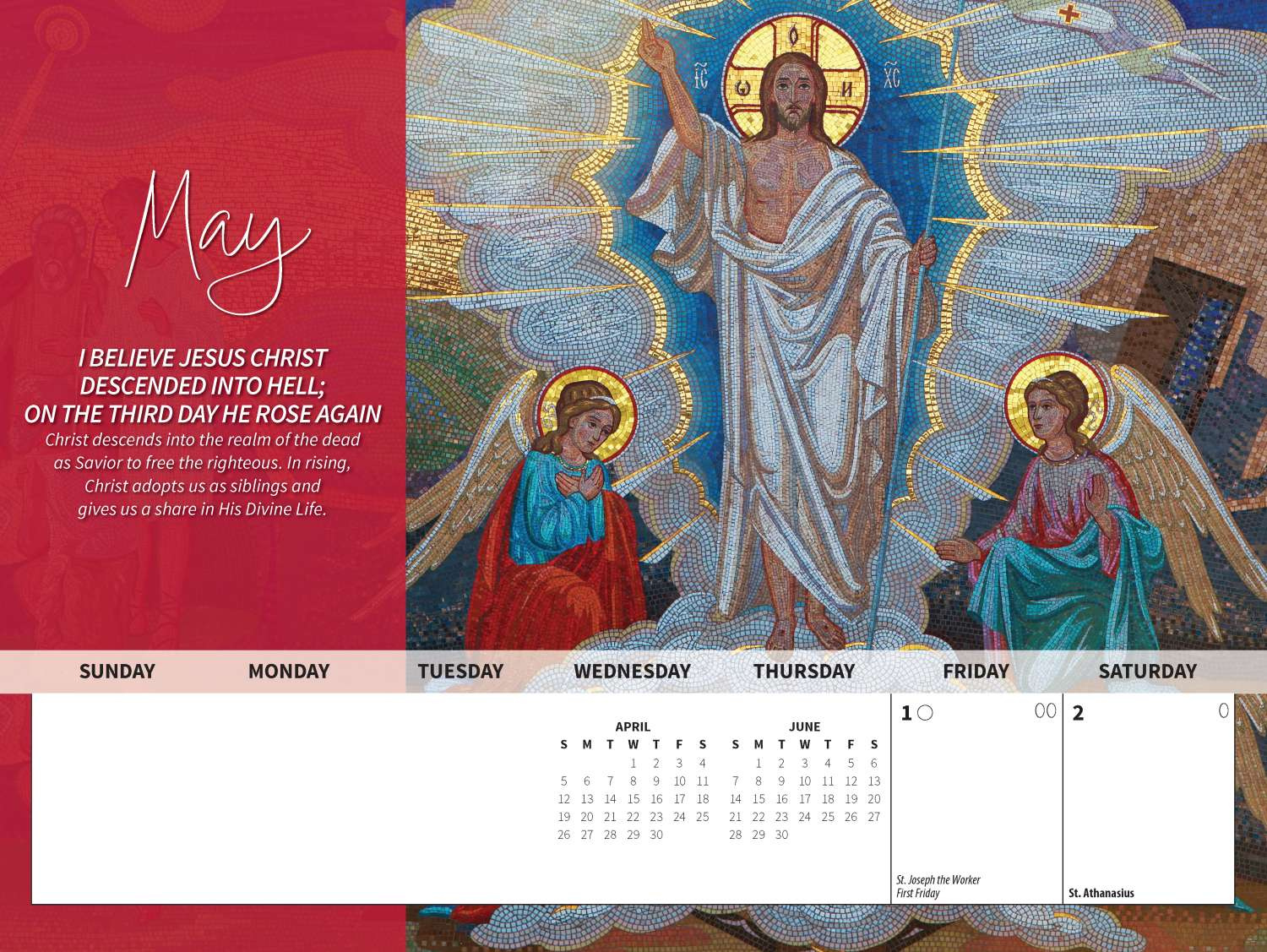 The Creed - English | Blue Mound Graphics with regard to Catholic Calendar May 2026