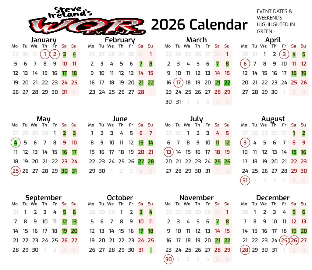 Wor 2026 Upcoming Dates » Wor Events within Adp 2026 Calendar Printable