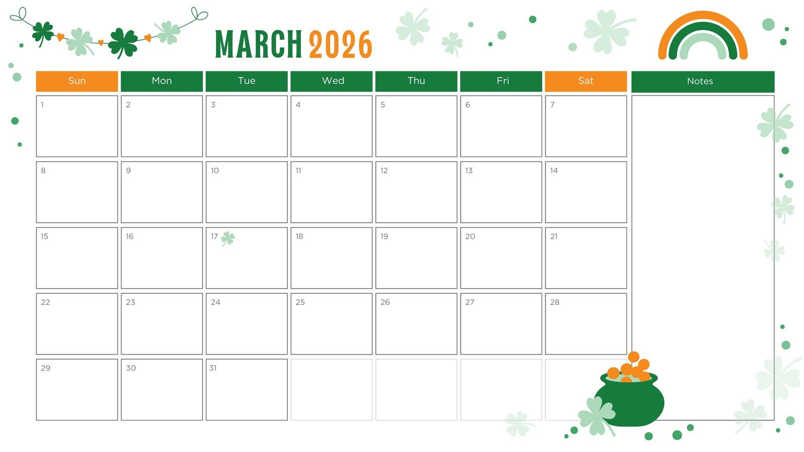 Free To Edit And Print March 2026 Calendar Templates | Canva regarding March 2026 Calendar Printable Cute