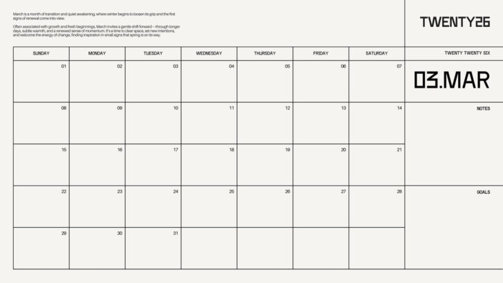 March Whiteboard Calendar Ideas 2026