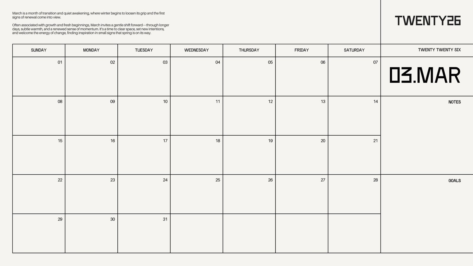 Free To Edit And Print March 2026 Calendar Templates | Canva within March Whiteboard Calendar Ideas 2026