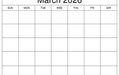 March 2026 Calendar – Printable Templates & More with Calendar 2026 March Printable