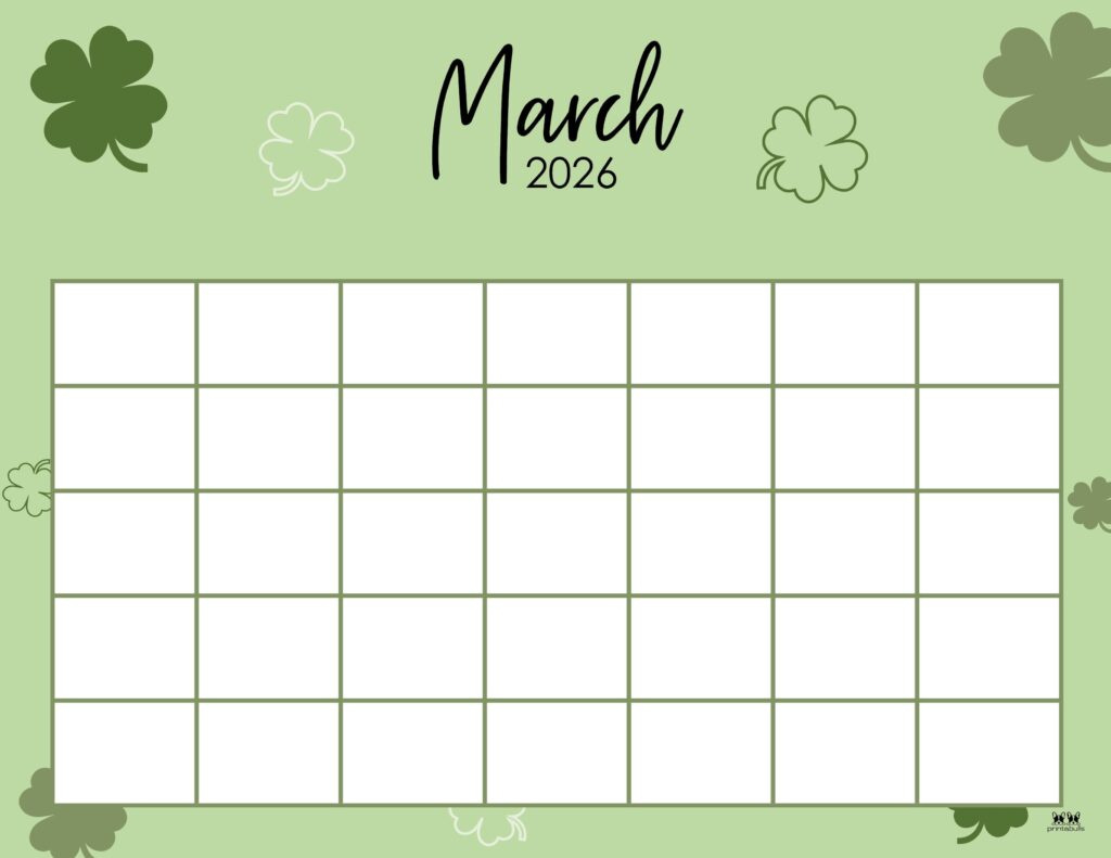 March 2026 Calendars - 150 Free Printables | Printabulls pertaining to March Calendar 2026 Printable Free 11X17
