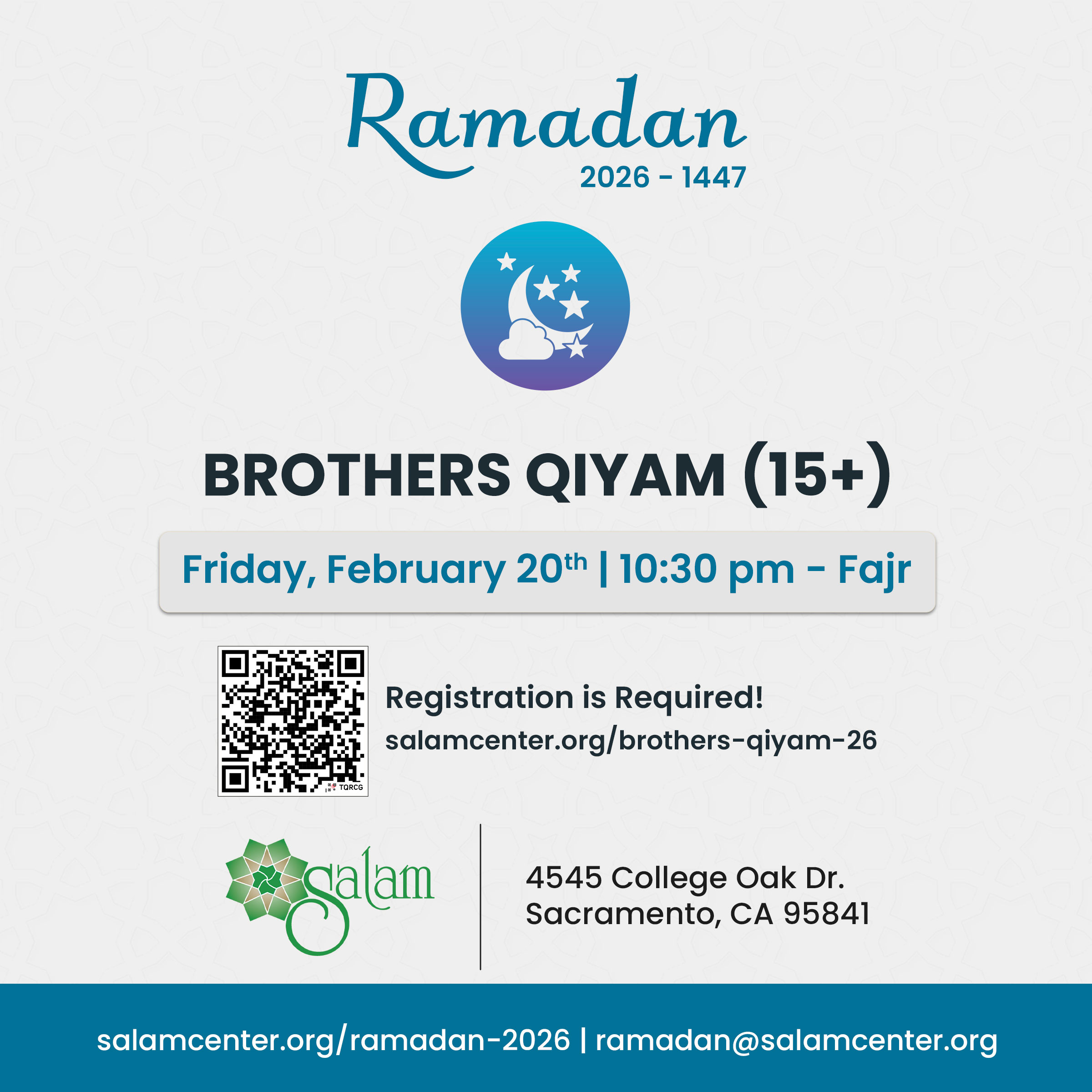 Ramadan And Eid | 2026 - 1447 - Salam Islamic Center with regard to Ramadan Calendar 2026 Dublin Ca