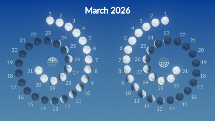 Moon Calendar March 2026